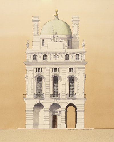 County Fire Office, Picadilly, London af Andras Kaldor