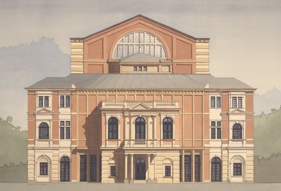 Festspielhaus, Bayreuth, Tyskland af Andras Kaldor
