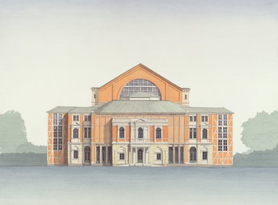 Festspielhaus, Bayreuth, Tyskland af Andras Kaldor