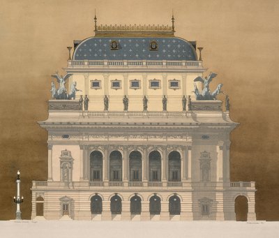 Nationalteatret, Prag, Tjekkiet af Andras Kaldor