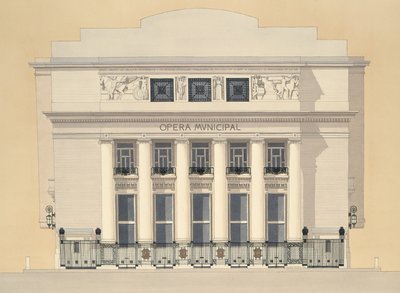 Opera Municipal, Marseilles, Frankrig af Andras Kaldor