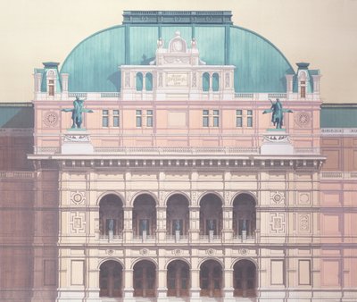 Statsoperaen, Wien, Østrig (detalje) af Andras Kaldor