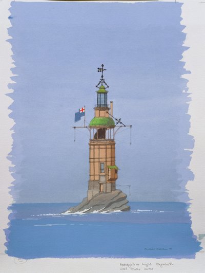 Det andet Eddystone-fyrtårn, Plymouth, Devon af Andras Kaldor