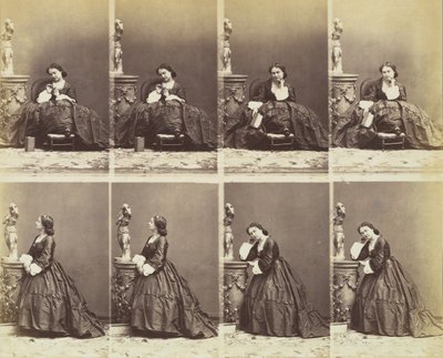 Bertha, 1862. af Andre Adolphe Eugene Disderi