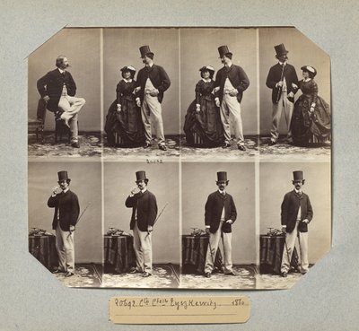 Grev og grevinde Tyszkiewicz af Andre Adolphe Eugene Disderi
