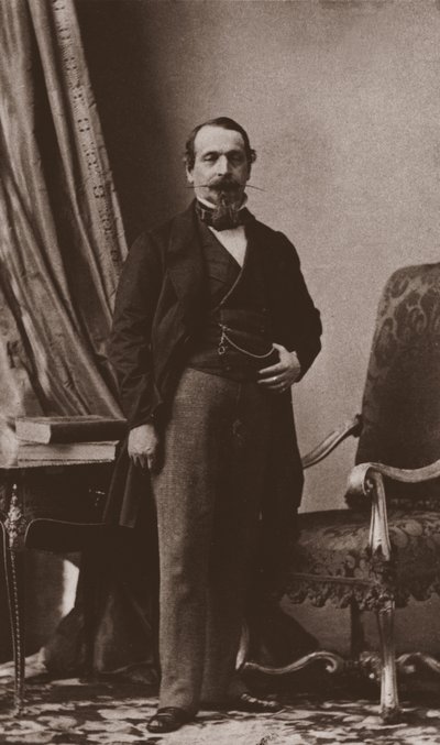 Kejser Napoléon III, c.1860 af Andre Adolphe Eugene Disderi