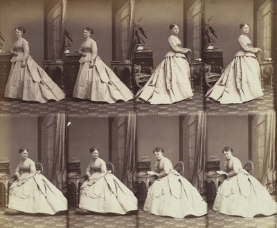 Esther David, 1866. af Andre Adolphe Eugene Disderi