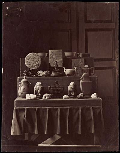 Fransk bytte fra sommerpaladserne, Beijing af Andre Adolphe Eugene Disderi