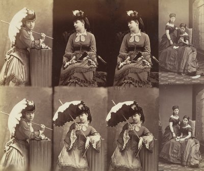 Gabrielle, M. Gutierrez de Estrada, 1867. af Andre Adolphe Eugene Disderi