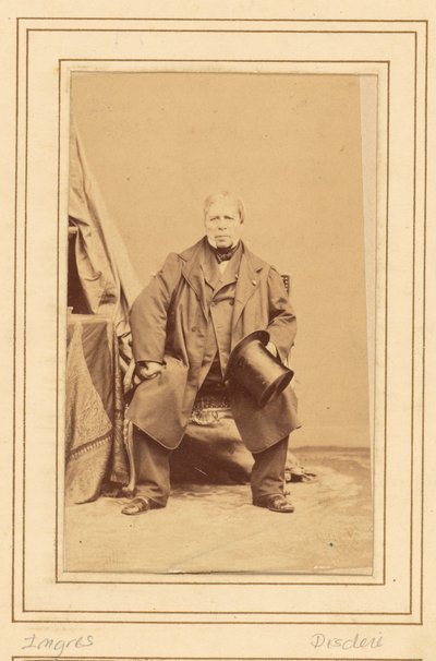 [Jean Auguste Dominique] Ingres (1780 - 1867) af Andre Adolphe Eugene Disderi
