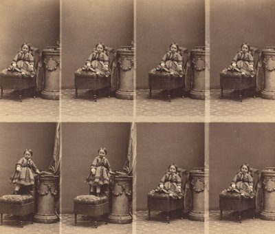 Mademoiselle Trachier, ca. 1860. af Andre Adolphe Eugene Disderi