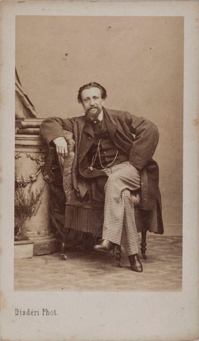 Portræt af Arthur Kalkbrenner 1828-1869, 1869. af Andre Adolphe Eugene Disderi