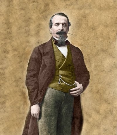 Portræt af Napoleon III (Louis Napoleon Bonaparte af Andre Adolphe Eugene Disderi