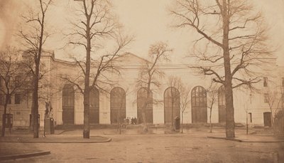 Exposition Universelle fra 1855. Hovedindgangen til Palais des Beaux-Arts, 1855. af Andre Adolphe Eugene Disderi