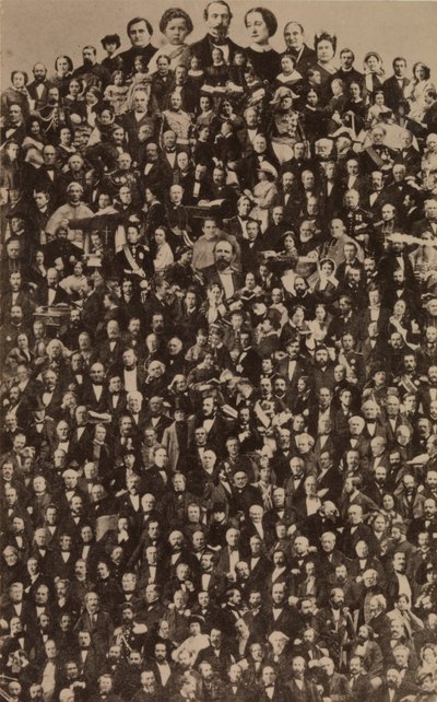 Det kejserlige hof i Napoleon III, ca. 1866, trykt 1940
