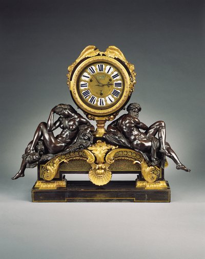 Clock d "Epoque Regencedani af Andre Charles Boulle