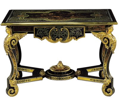 Ludvig XIV midterbord, ca. 1685 af Andre Charles Boulle