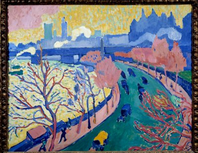 Charing Cross Bridge, London af Andre Derain
