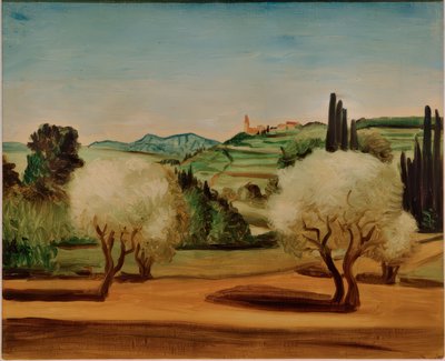 Landskab med oliventræer af Andre Derain