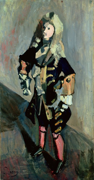 Ludvig XIV (1638-1715) Kostume, ca. 1903 (olie på lærred) af Andre Derain