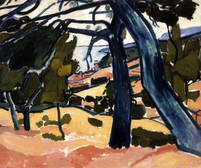 Pinede i Cassis af Andre Derain