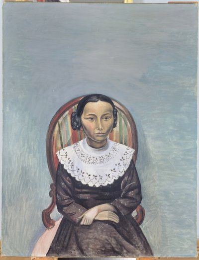 Portræt af en ung pige i sort af Andre Derain