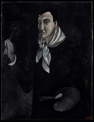 Portræt af kunstneren, ca. 1912-14 (olie på lærred) af Andre Derain