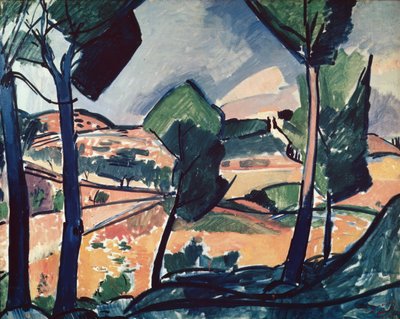 Provencalsk landskab af Andre Derain