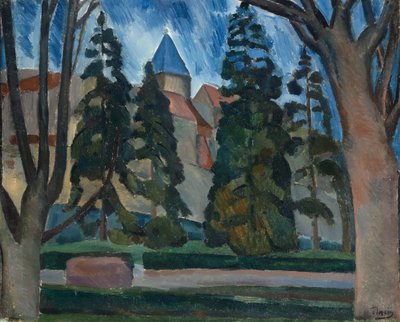Stenbrudslandskab ved Seinen af Andre Derain