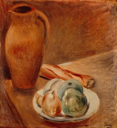 Stilleben og kande (olie på lærred) af Andre Derain