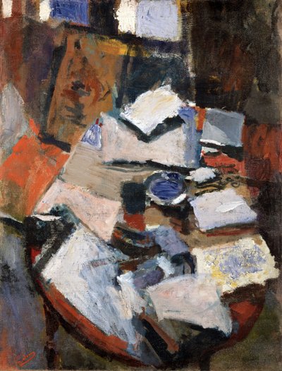 Stilleben på et bord, ca. 1903 (olie på lærred) af Andre Derain
