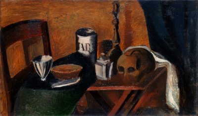 Stilleben med kranium af Andre Derain
