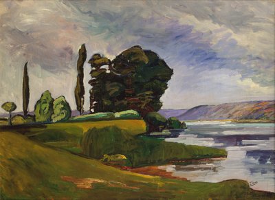 Seinen, nær Chatou, ca. 1899-1900 (olie på lærred) af Andre Derain