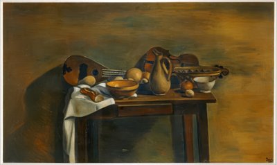 Det pyntede bord af Andre Derain