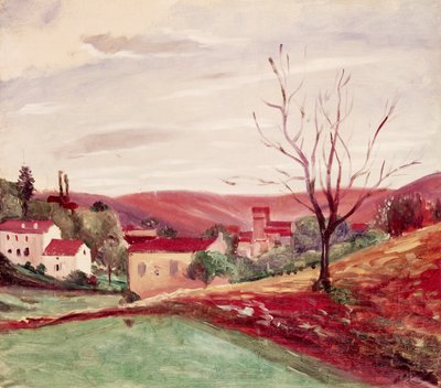 Vinterlandskab af Andre Derain