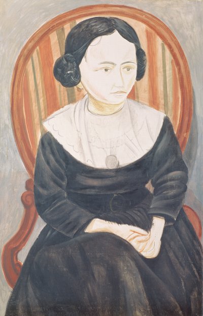 Ung pige i sort af Andre Derain