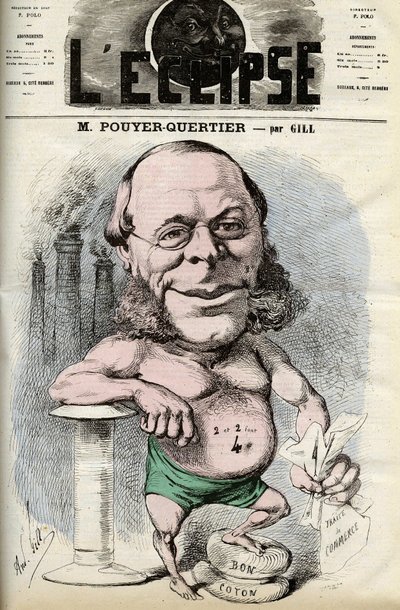 Auguste Pouyer-Quertier (Pouyer Quertier) (1820 - 1891).Omslag af "" L