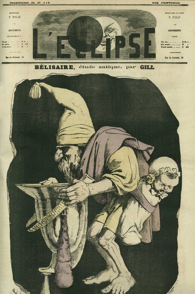 Belisaire tigger ved at sige "det er til barnet". Cover i "" L
