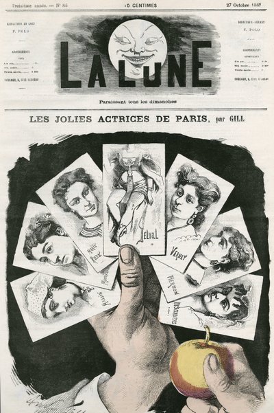 Tegnefilm af Gill, i "La Lune", 27. oktober af Andre Gill