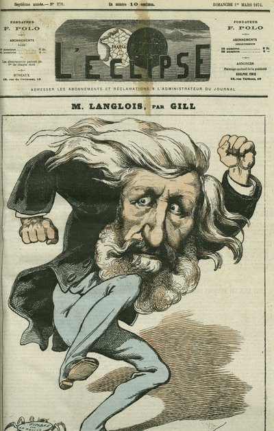 Tegnefilm af Jean-Charles Langlois (Jean Charles Langlois af Andre Gill