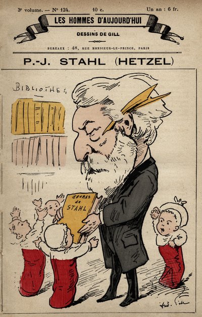 Tegneserie af Pierre Jules Hetzel fra 
