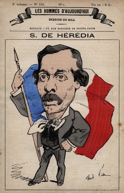 Tegneserie af Severiano af Heredia (1836-1901) fra 