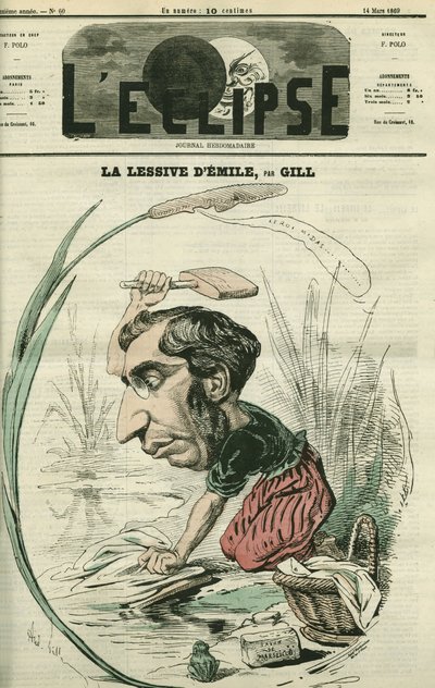 Emile Ollivier (1825-1913), fransk politiker. Cover i "" L