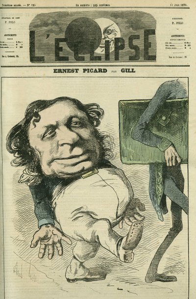 Ernest Picard (1821-1877), fransk politiker. Cover i "" L