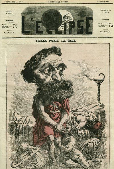 Felix Pyat (1810-1889), fransk advokat, brevmand og politiker. Cover i "" L