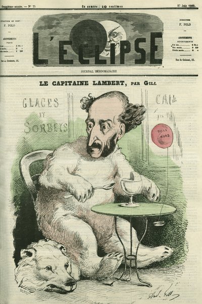 Gustave Lambert, fransk opdagelsesrejsende og videnskabsmand. Cover i "" L