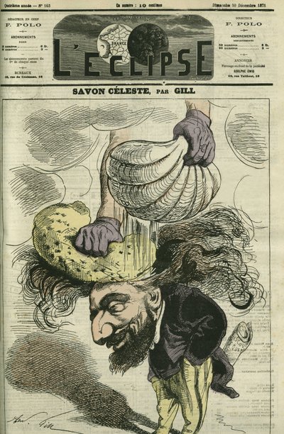 Leon Gambetta (1838-1882), fransk politiker. Cover i "" L