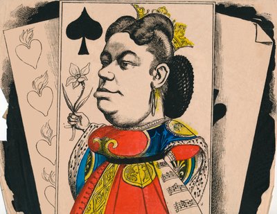 Marie Sass fra Operaen, 1867. af Andre Gill