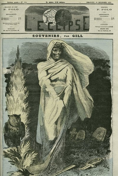 Erindringer om den fransk-preussiske krig i 1870. Forside i "" L