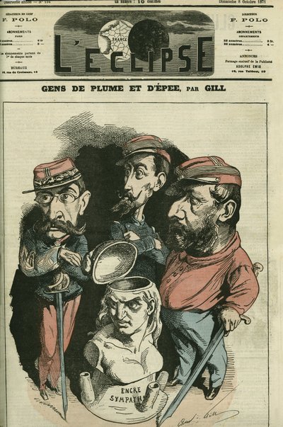 Folk med pen og sværd: Louis Leon Faidherbe (1818-1889), fransk militær, Camille Cremer (1840-1876), fransk general, og Philippe Toussaint Joseph Bordone (1821-1892), læge og militær. Cover i "" L